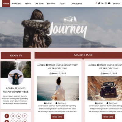 Free Blog WordPress Theme