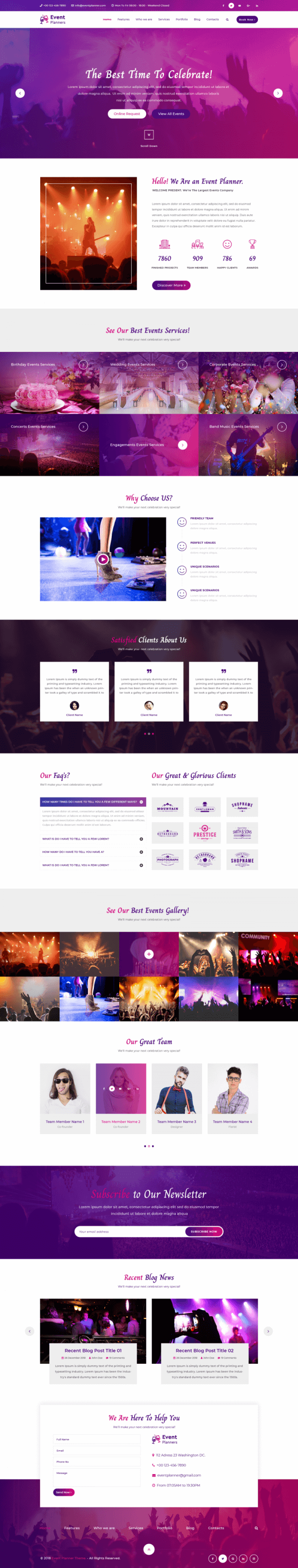 free-event-planner-wordpress-theme-for-event-business