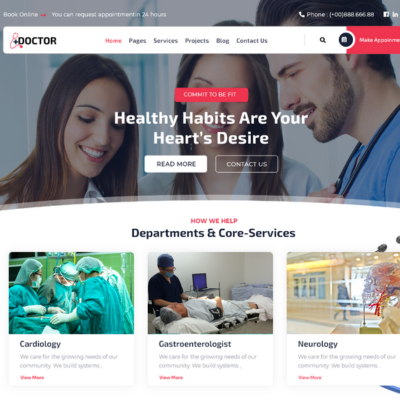 Free Doctor WordPress Theme