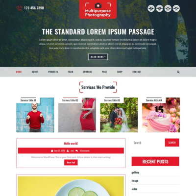 Free WordPress Photography Themes