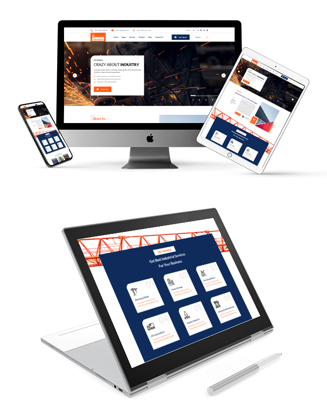Manufacturing WordPress Theme
