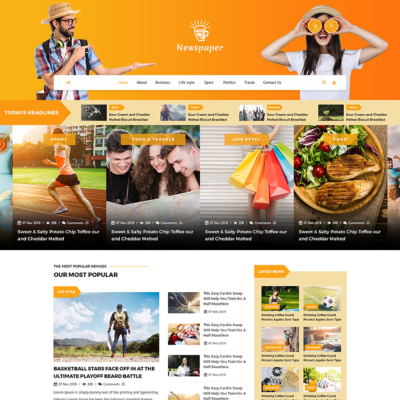 Free Newspaper WordPress Theme