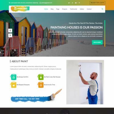 Free Painter WordPress Theme
