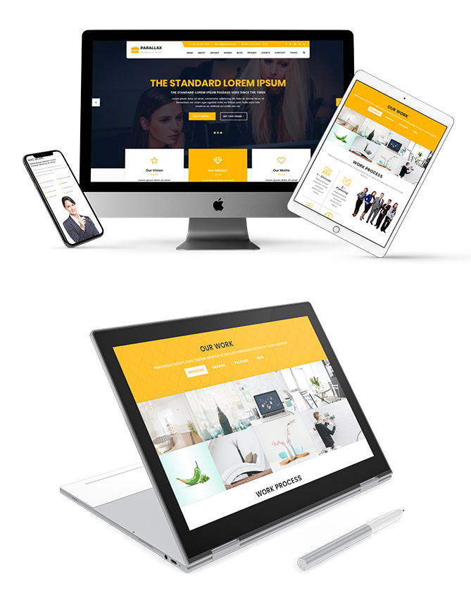 Parallax WordPress Theme