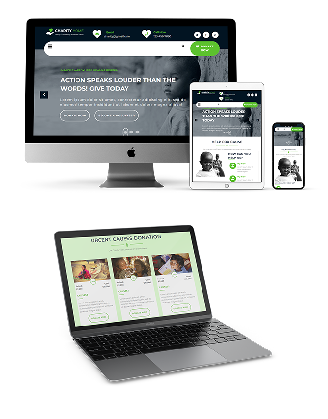 Premium Charity WordPress Theme