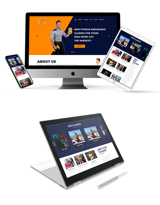 Premium Fitness WordPress Theme