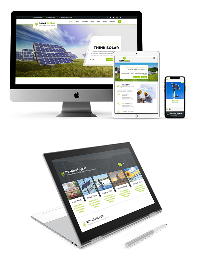 Solar Energy WordPress Theme