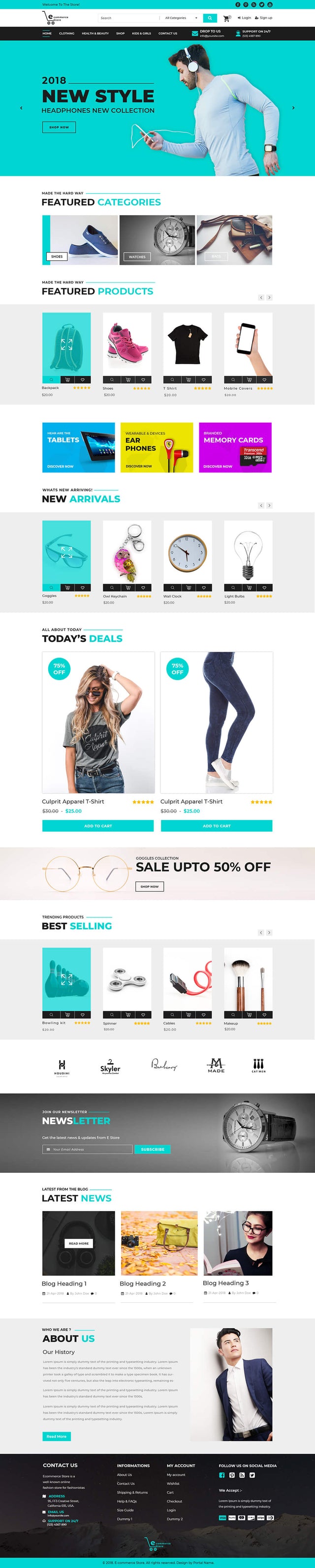 Highly Functional WordPress Ecommerce Theme For Online Shops