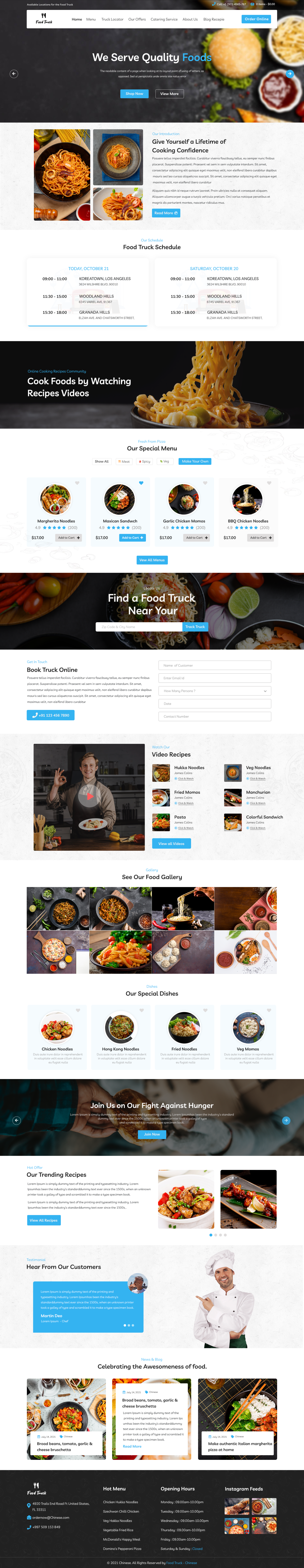Catering Company WordPress Theme