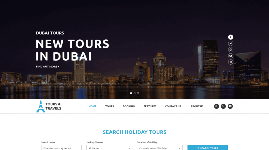 Luxury Travel WordPress Theme