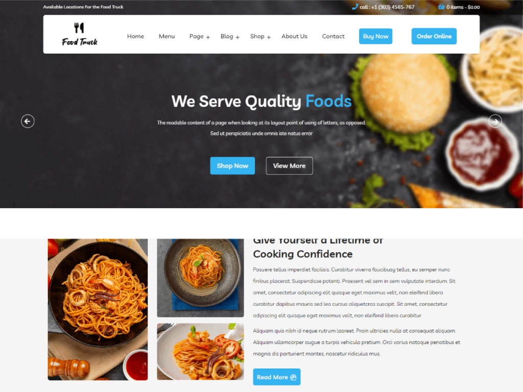 Catering Company WordPress Theme